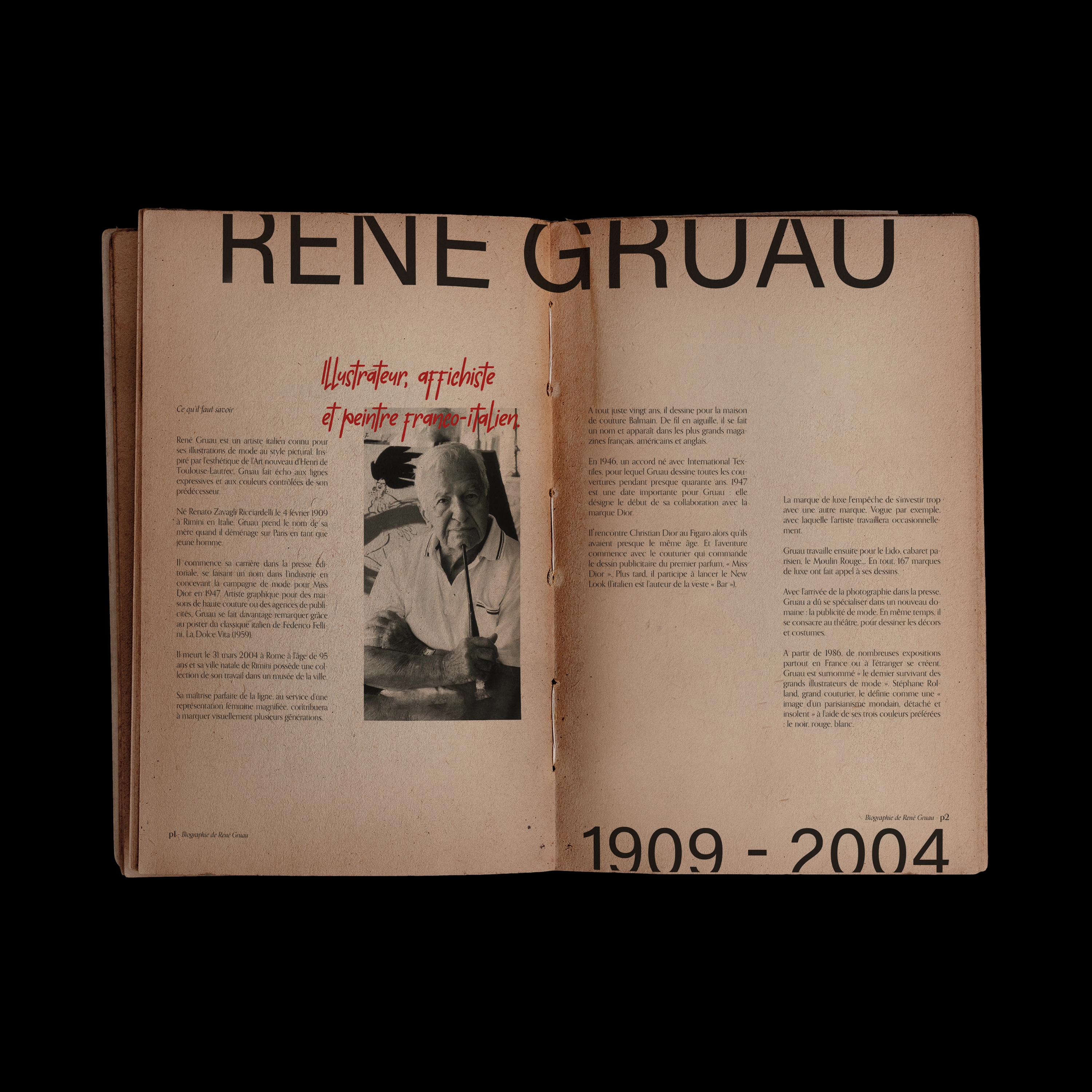 VINTAGE BOOK RENE GRUAU
